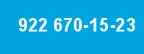 922 670-15-23 922 670-15-23